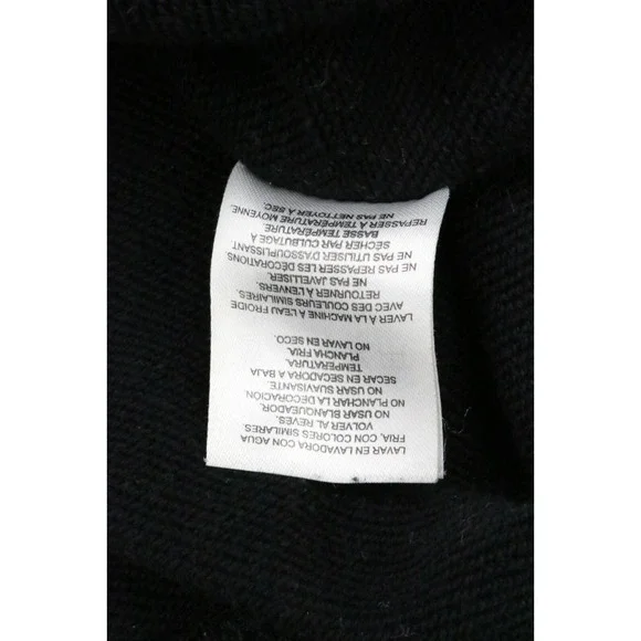 Fila Sweatshirt Womens French Terry Elastic Hem Stretch Black Rainbow Crew Neck - Picture 11 of 15